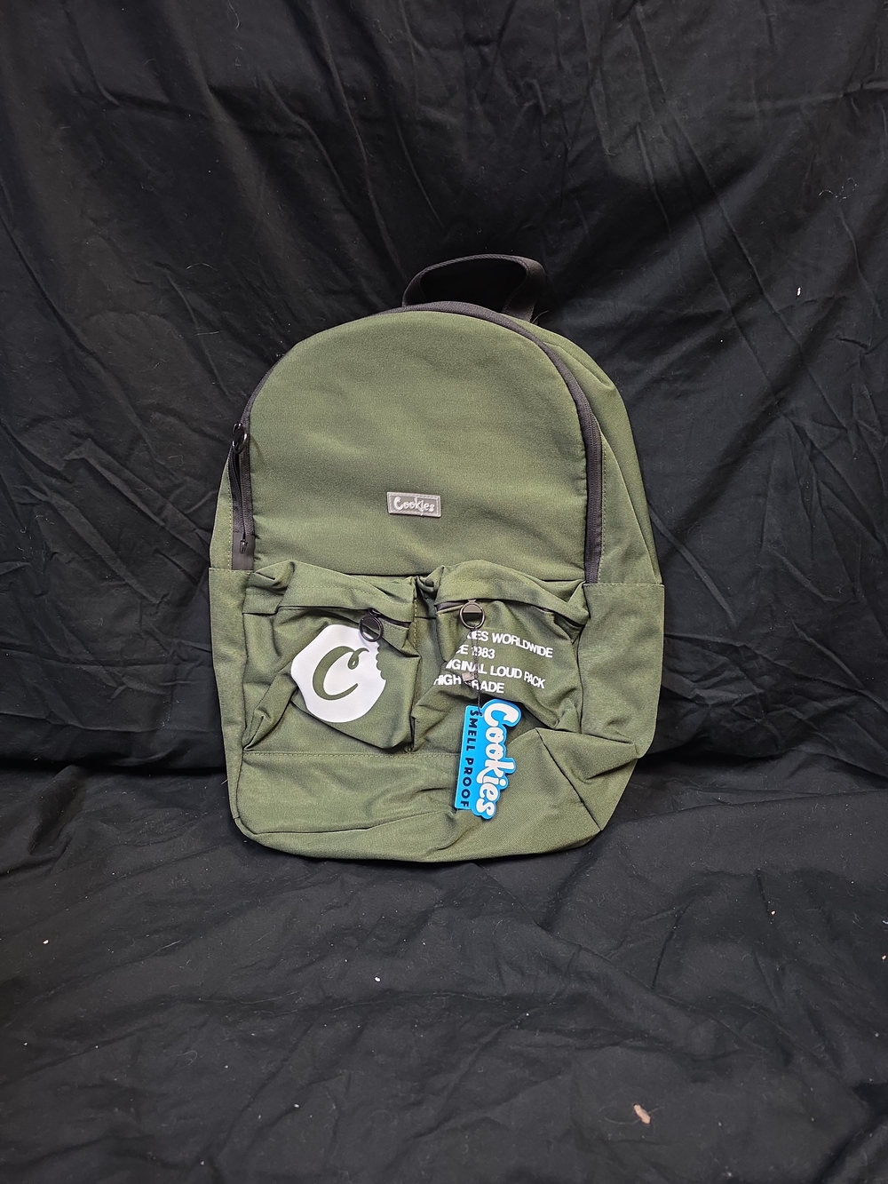 Olive Green Canvas Backpack - Men's Everyday Bag